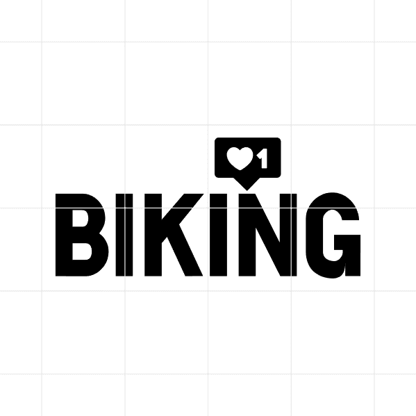 Liked Biking Decal