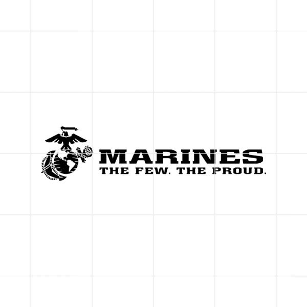 Marines The Few The Proud Decal