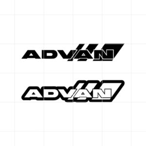 ADVAN RACING WHEELS DECAL