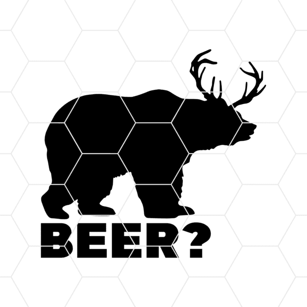 Beer Bear Decal