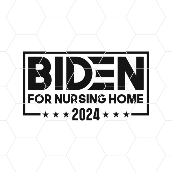 biden for nursing home decal