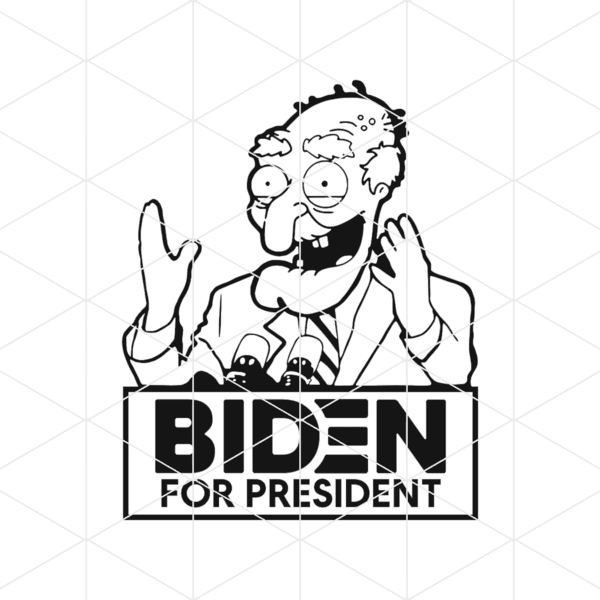 Biden As Herbert For President Decal