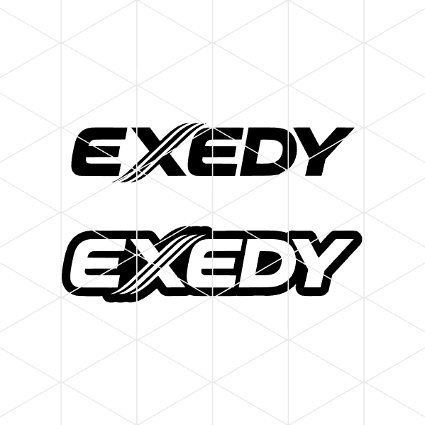 Exedy Decal Premium Automotive Transfer Sticker