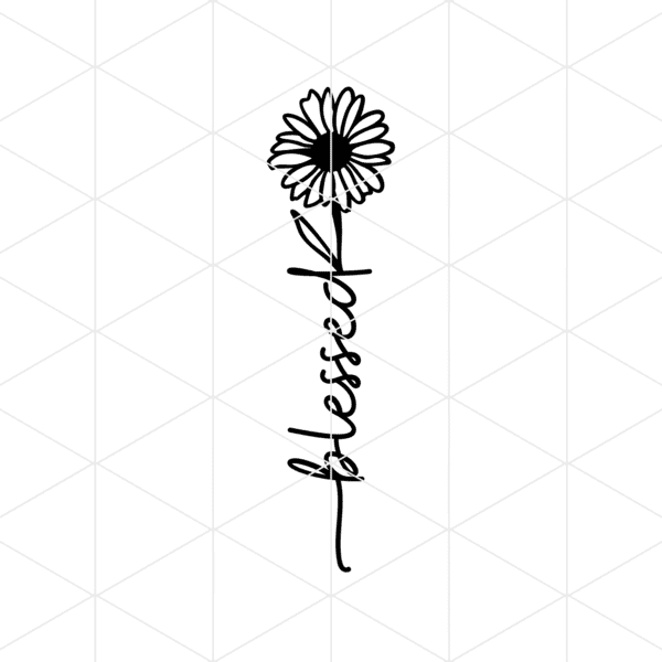 Blessed Flower Decal