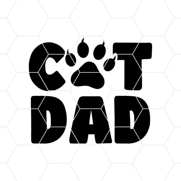 Cat Dad Decal