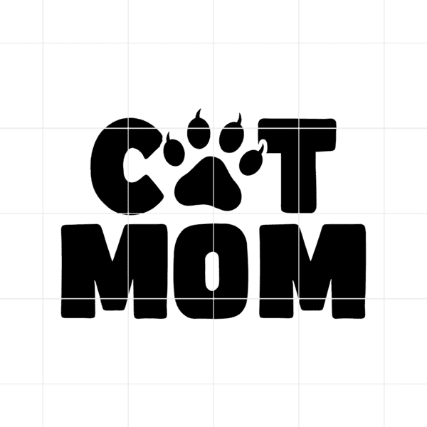 Cat Mom Decal