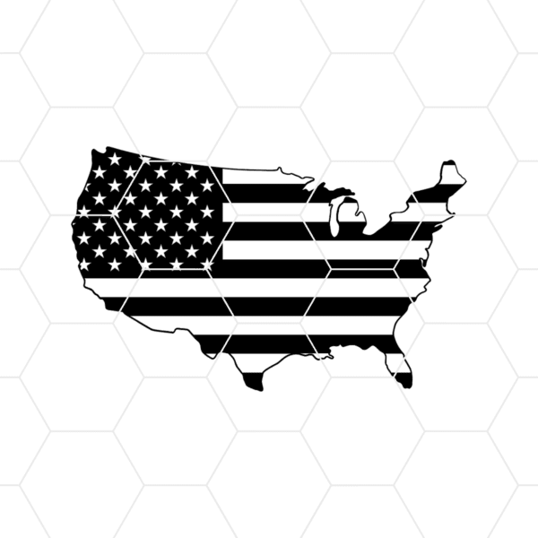 country american flag decal 1