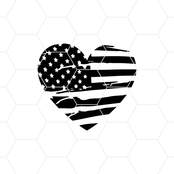 flag heart 1