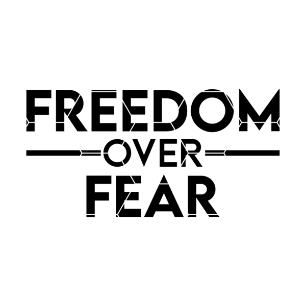 Freedom Over Fear Decal
