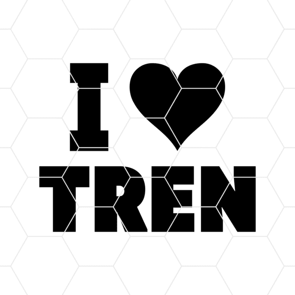 I Love Tren Decal