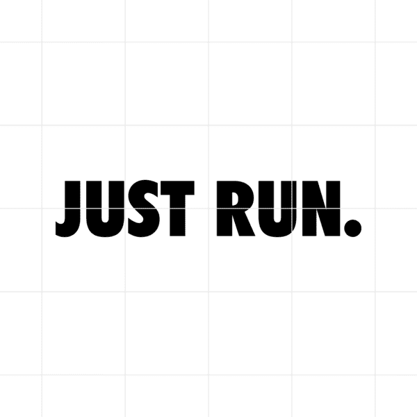 just run decal