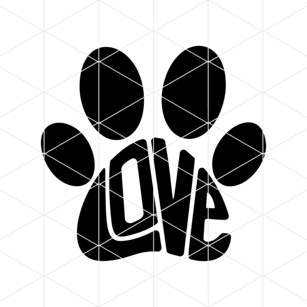 Dog Love Decal