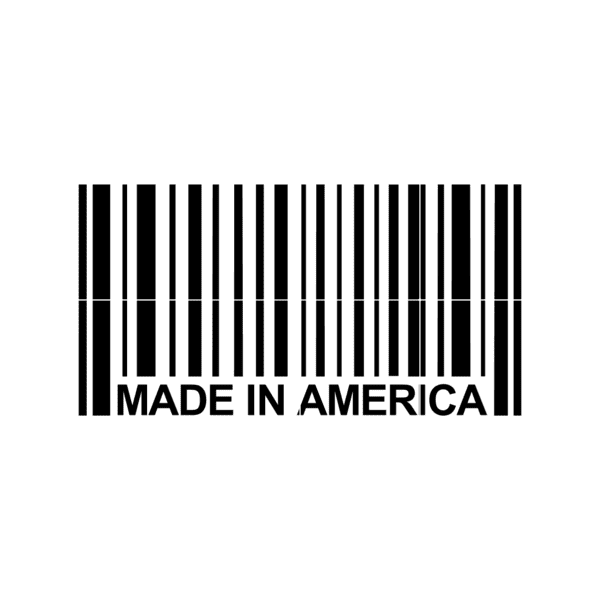 Made In America Barcode Decal