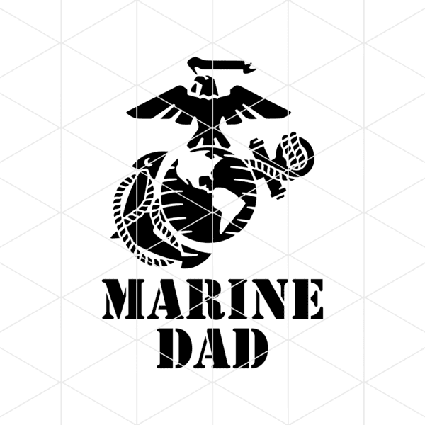 Marine Dad Decal