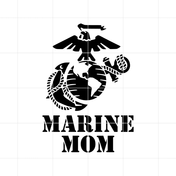 Marine Mom Decal