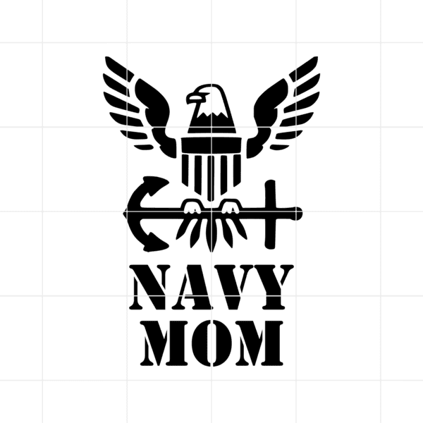 Navy Mom Decal