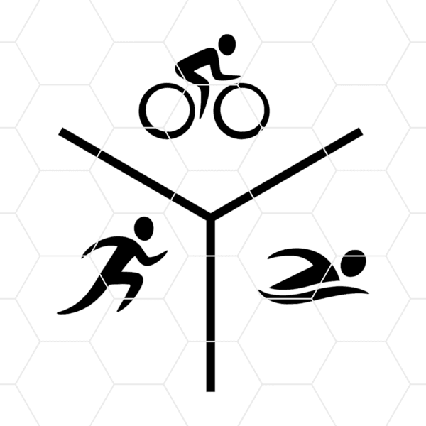 Tri Athlete Decal 3