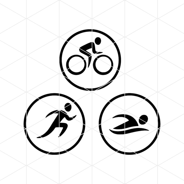 Tri Athlete Decal 2