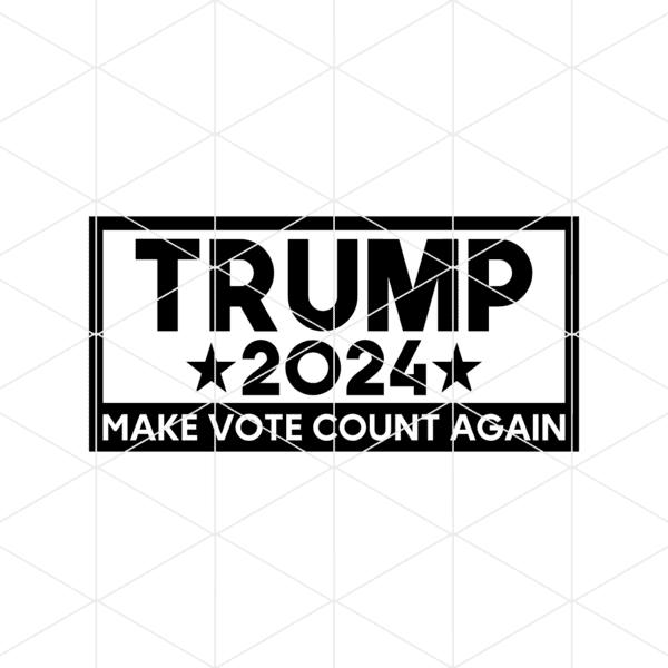 Trump Make Votes Count Again Decal