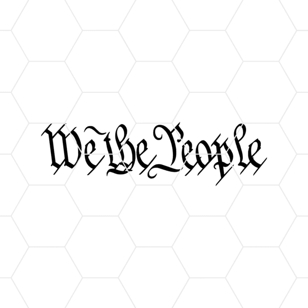 We The People Decal