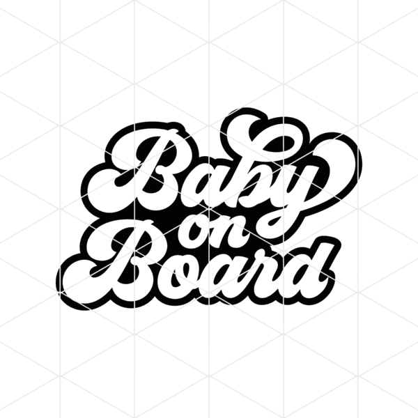 baby on board decal