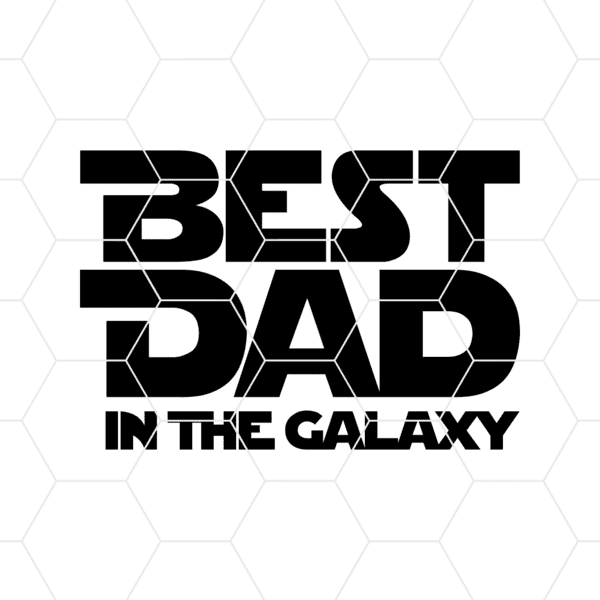 best dad in the galaxy decal