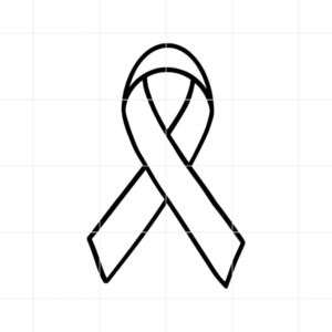 Cancer Ribbon Decal