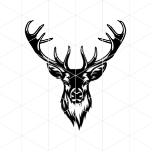 Deer Head Decal