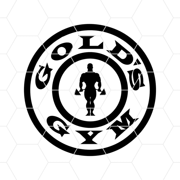 Golds Gym Decal