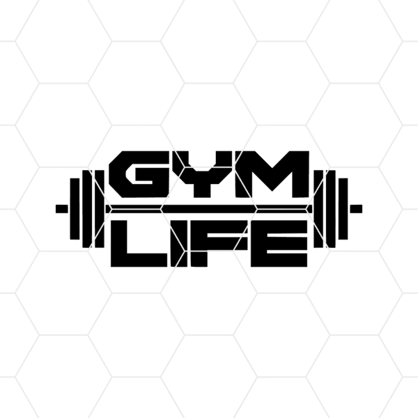 Gym Life Decal - Premium Transfer Sticker