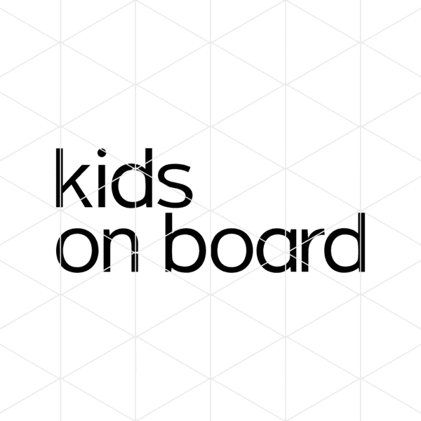 kids on board decal v5