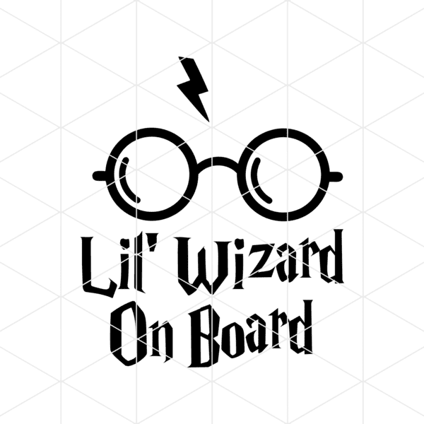 lil wizard on board decal