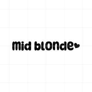 Mid Blonde Decal