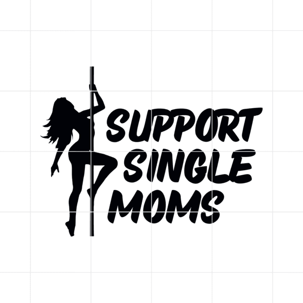 support single moms decal