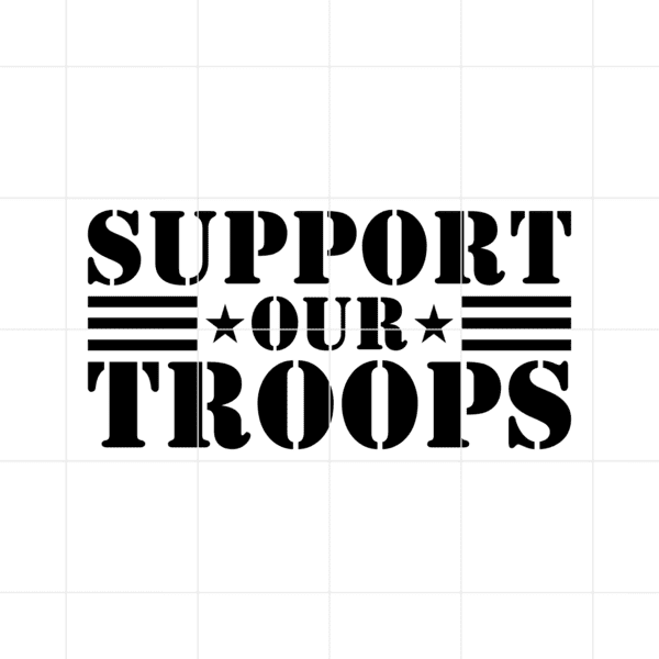 Support Our Troops Decal