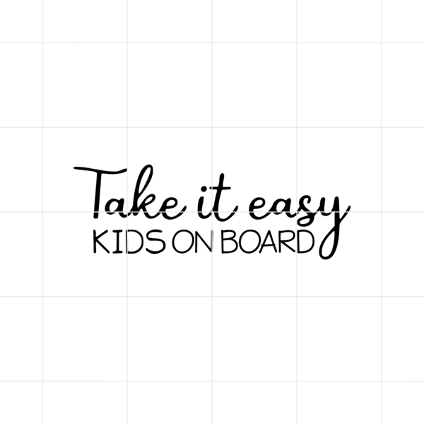 takeiteasykidsonboard