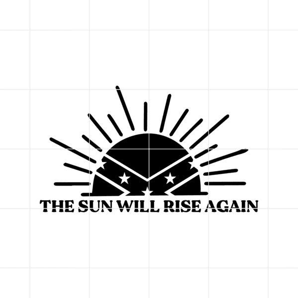 The Sun Will Rise Again Decal 2