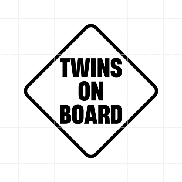 twins on board decal