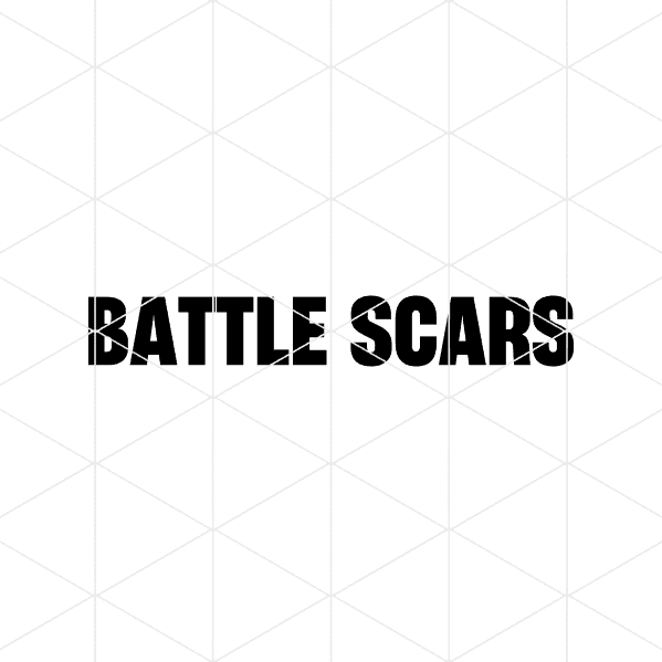 battle scars decal