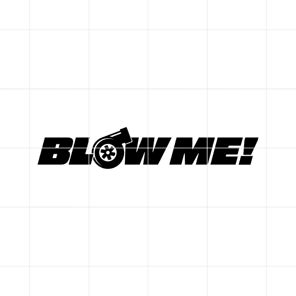 blow me decal