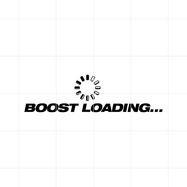 boost loading decal