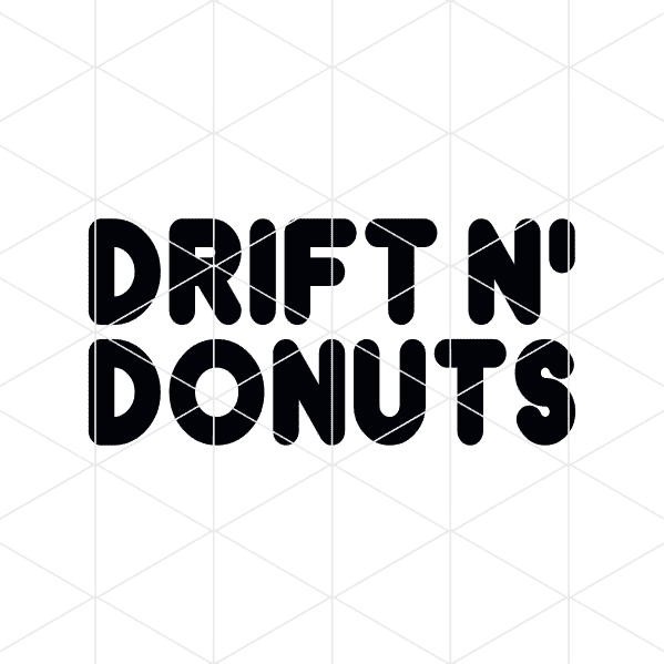 drift n donuts decal