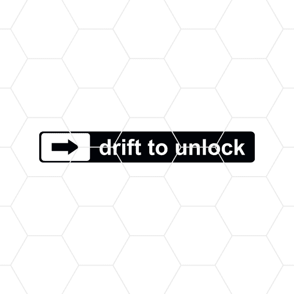 drift to unlock decal