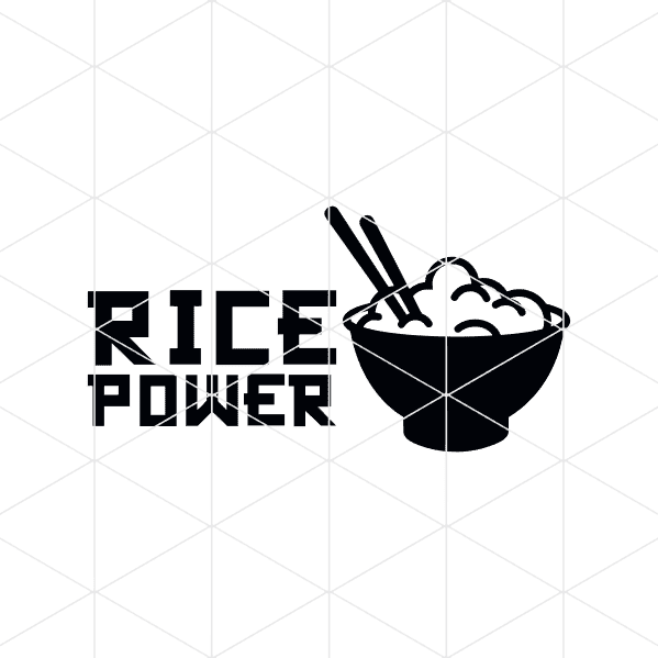 Rice Power Decal