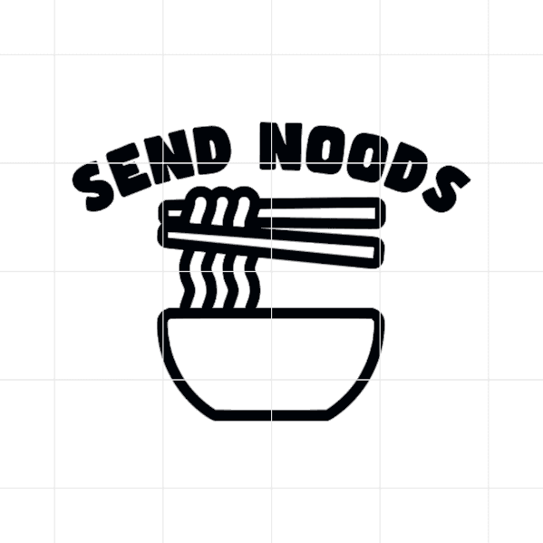 send noods decal