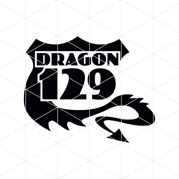 tail of the dragon 129 decal