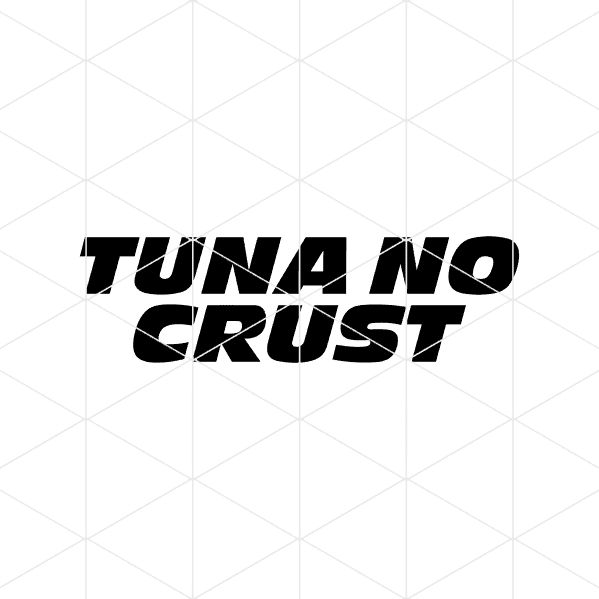 tuna no crust decal