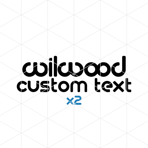 Wilwood Brake Caliper Custom Text Decal Set