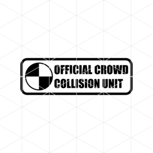 Official Crowd Collision Unit Decal