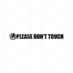 Do Not Touch Decal V5